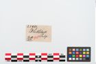 Etiketten zu Bronzeschlangenfibel (NHMW-PRAE-023982)